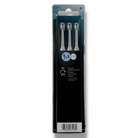 Philips Sonicare C2 Optimal Plaque Control Brush Heads 3 Pack Genuine OEM White - Picture 8 of 11